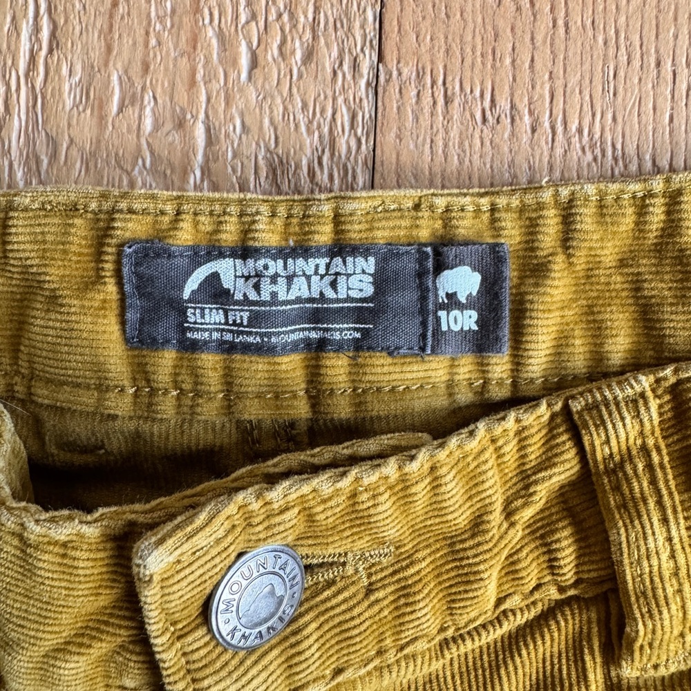 Mountain Khakis Slim Fit Corduroy Pants
